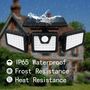 Voir la diapositive 5 : Lumisky Lot de 4 spots solaires avec détecteur FALCON Noir Plastique 800LM