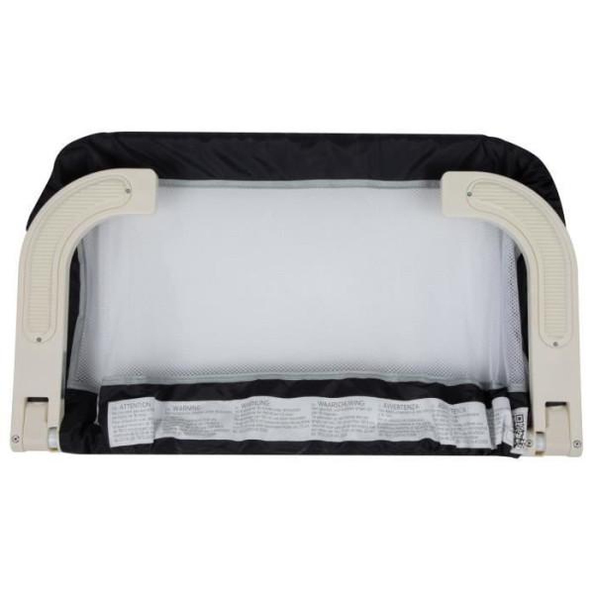 Voir la diapositive 2 : SAFETY 1ST Safety 1st barriere de lit enfant portable - gris 109 x 37 x 42 cm