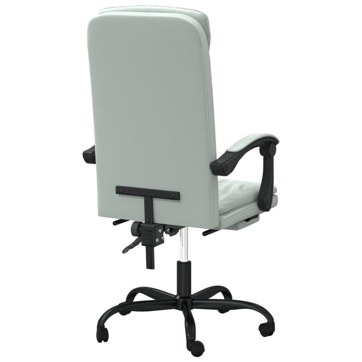 VIDAXL Fauteuil inclinable de bureau Gris clair Velours