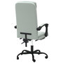 Voir la diapositive 5 : VIDAXL Fauteuil inclinable de bureau Gris clair Velours