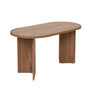 Voir la diapositive 3 : Habitat et Jardin Table basse en bois  Sable  119 x 60 x 40 cm - Travertin