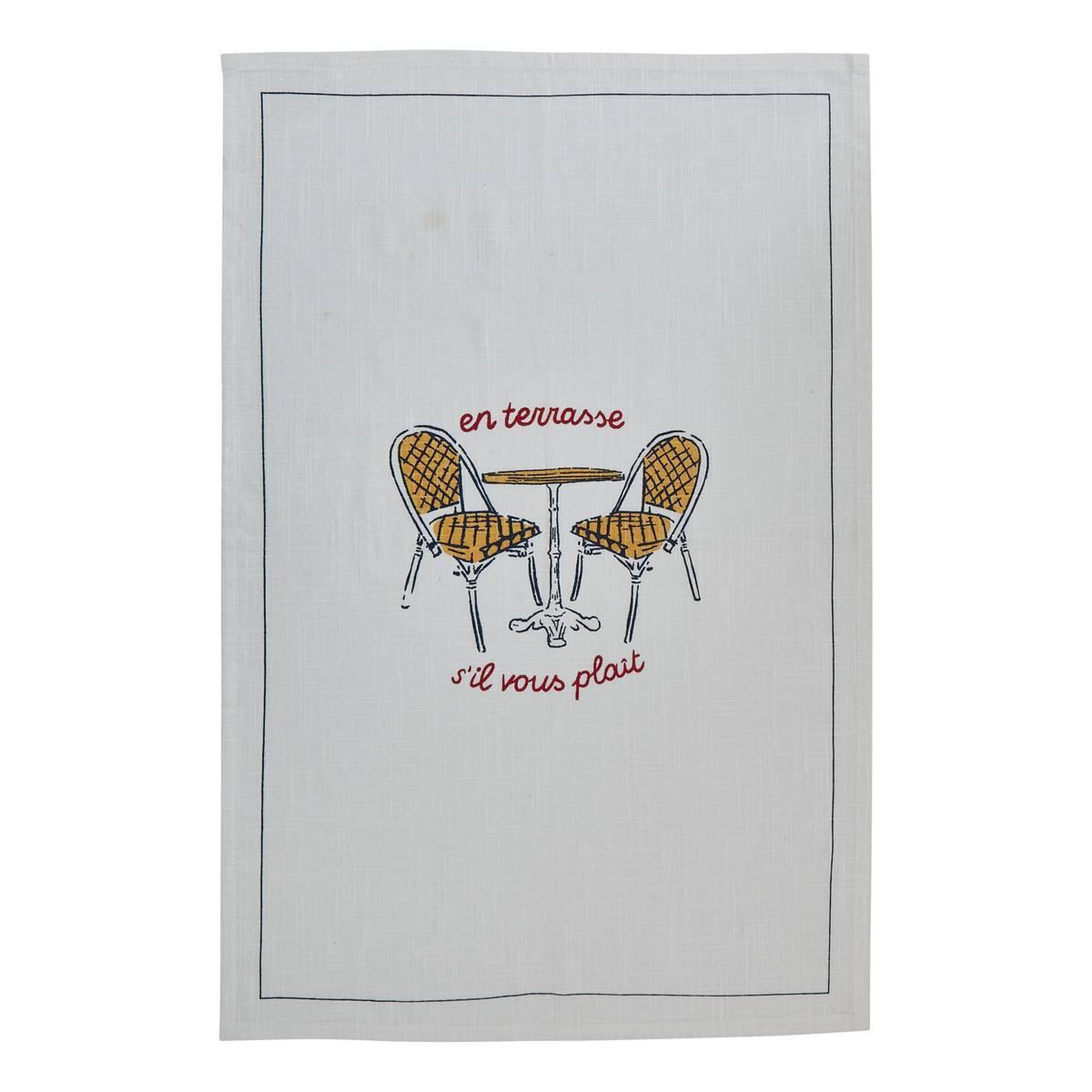 Voir la diapositive 4 : ATMOSPHERA Lot de 3 Torchons de Cuisine  Fra  45x70cm Multicolore