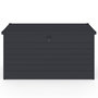 Voir la diapositive 3 : ID MARKET Coffre de rangement métal verrouillable gris anthracite pour jardin 1250L 175x95x90 cm