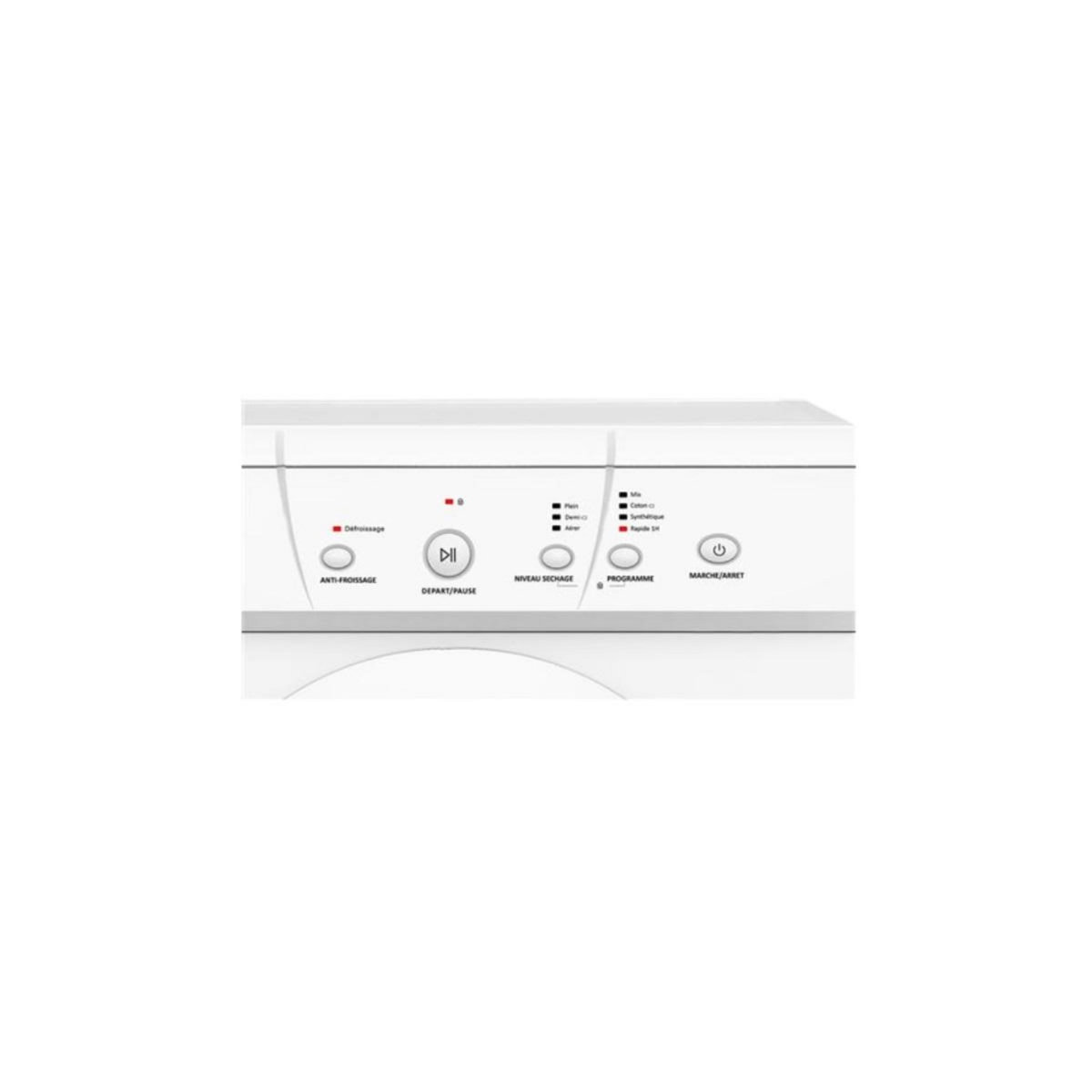 Curtiss Sèche-linge à évacuation 65.5cm 7kg blanc - MSE70E