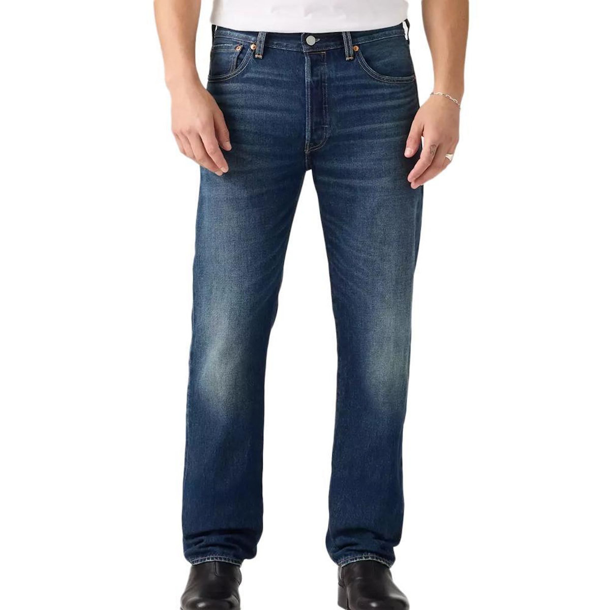 Levi's Jean  Foncé Homme Levi's 501 Levis Original Dark