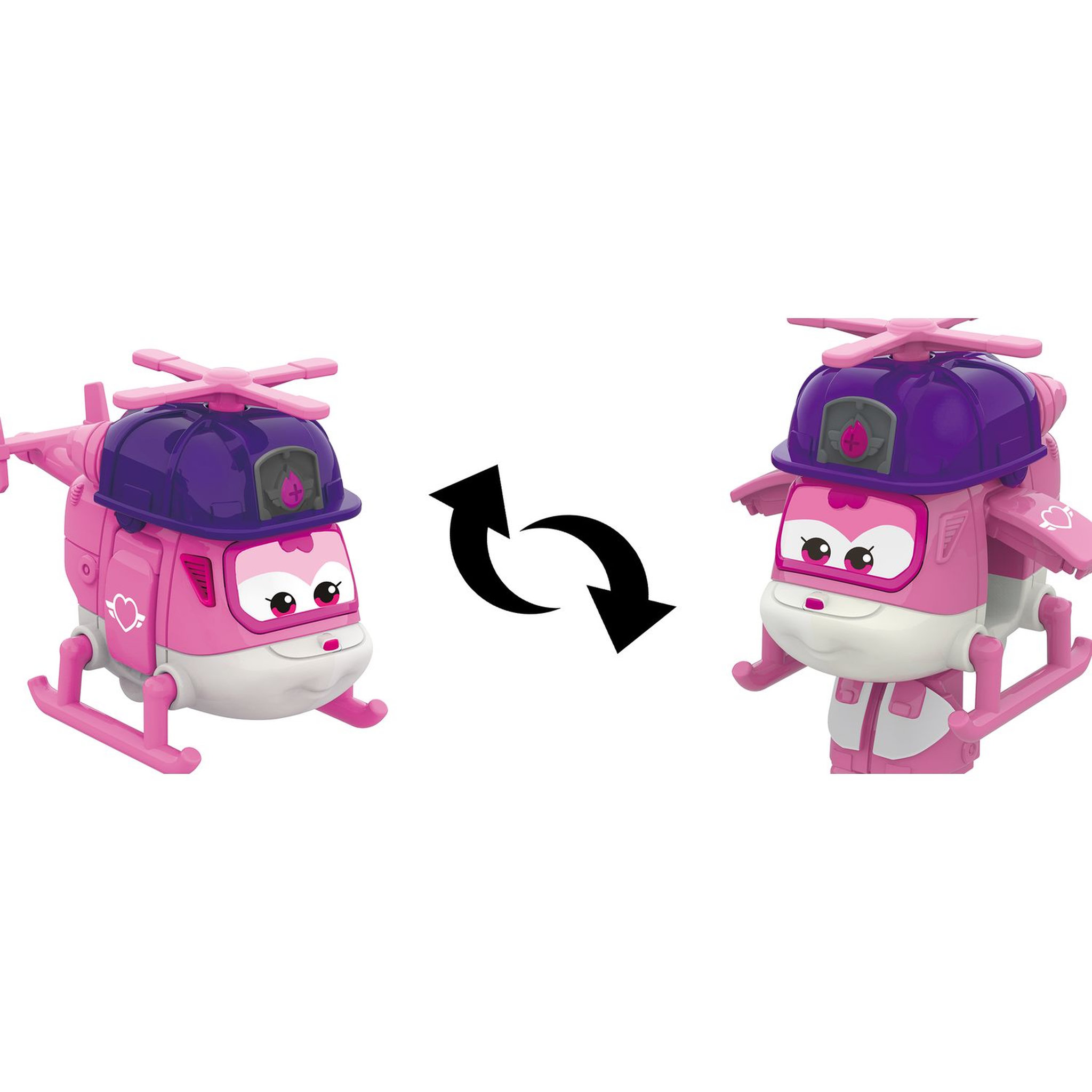 Voir la diapositive 4 : Auldey Figurine transforming 5 cm S3 - Super Wings