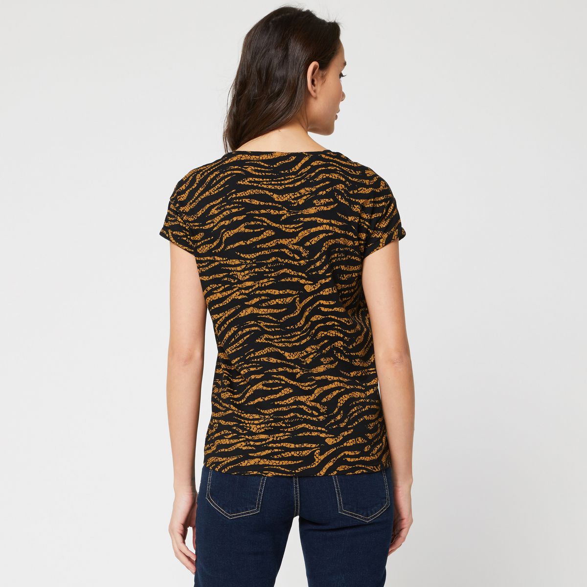 INEXTENSO T-shirt noir femme