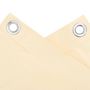 Voir la diapositive 4 : VIDAXL Ecran d'intimite de balcon creme 500x90 cm PVC