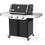 Voir la diapositive 2 : Weber Barbecue gaz Genesis E-315 noir inox 3 brûleurs sur chariot, 68x48 cm