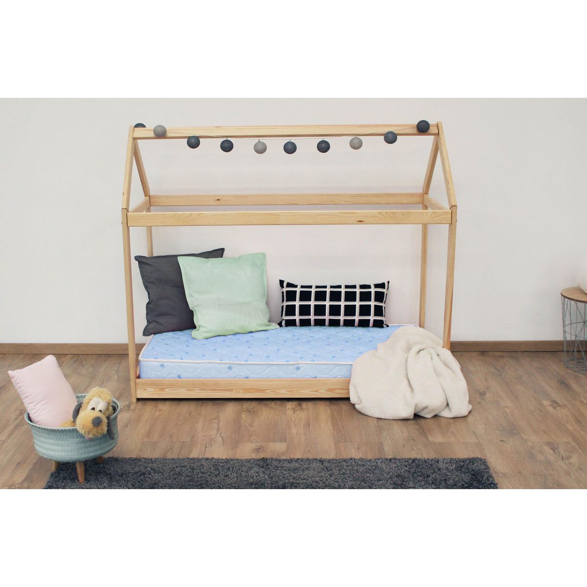 Matelas bébé mousse tissu 100% coton sans traitement 70x140cm PRINCE