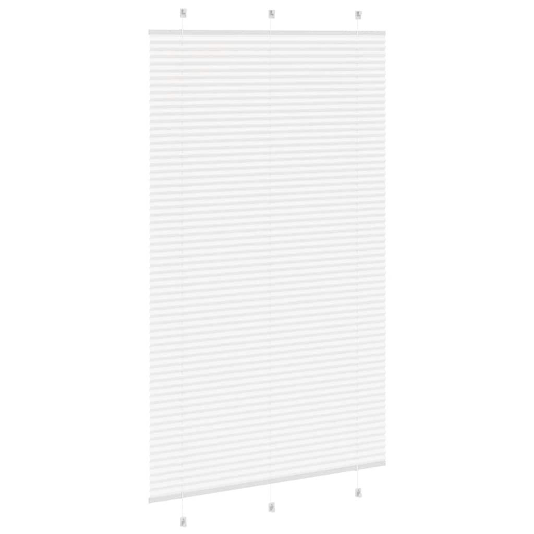 Voir la diapositive 4 : VIDAXL Store plisse blanc 120x200cm largeur du tissu 119,4cm polyester