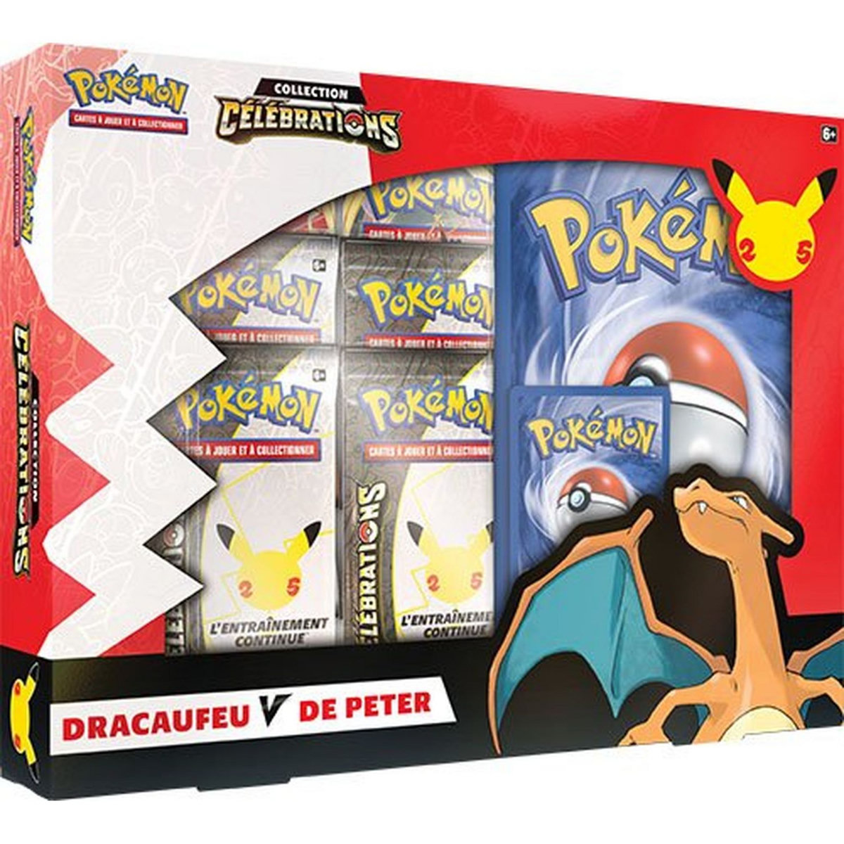 ASMODEE Pokémon JCC - Coffret V Card Box - 25ème anniversaire 