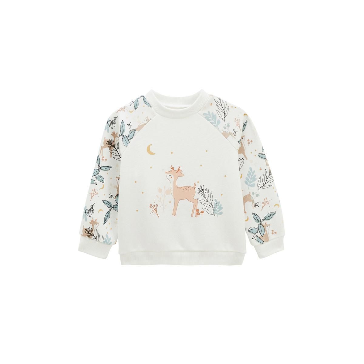 Petit Béguin Sweat-shirt bébé en molleton Alma