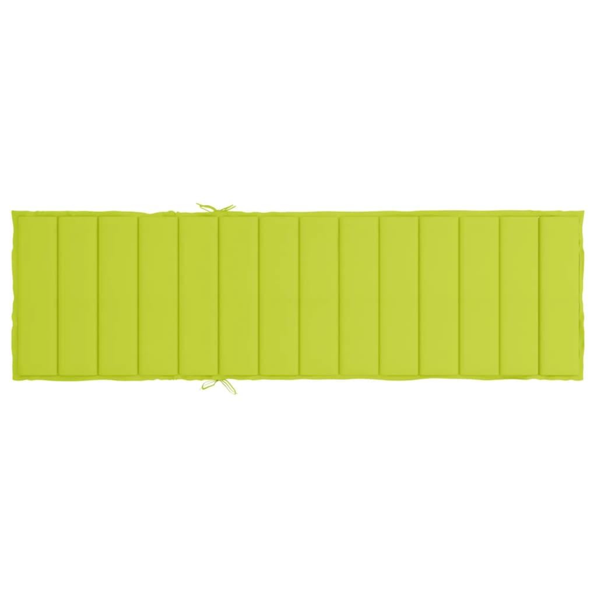 Voir la diapositive 5 : VIDAXL Coussin de chaise longue vert vif 200x50x3 cm tissu oxford