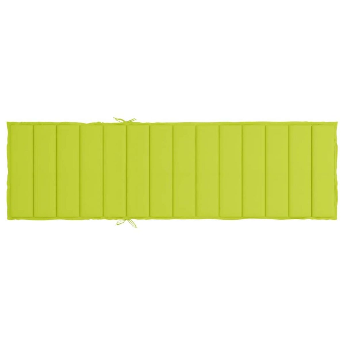 VIDAXL Coussin de chaise longue vert vif 200x50x3 cm tissu oxford