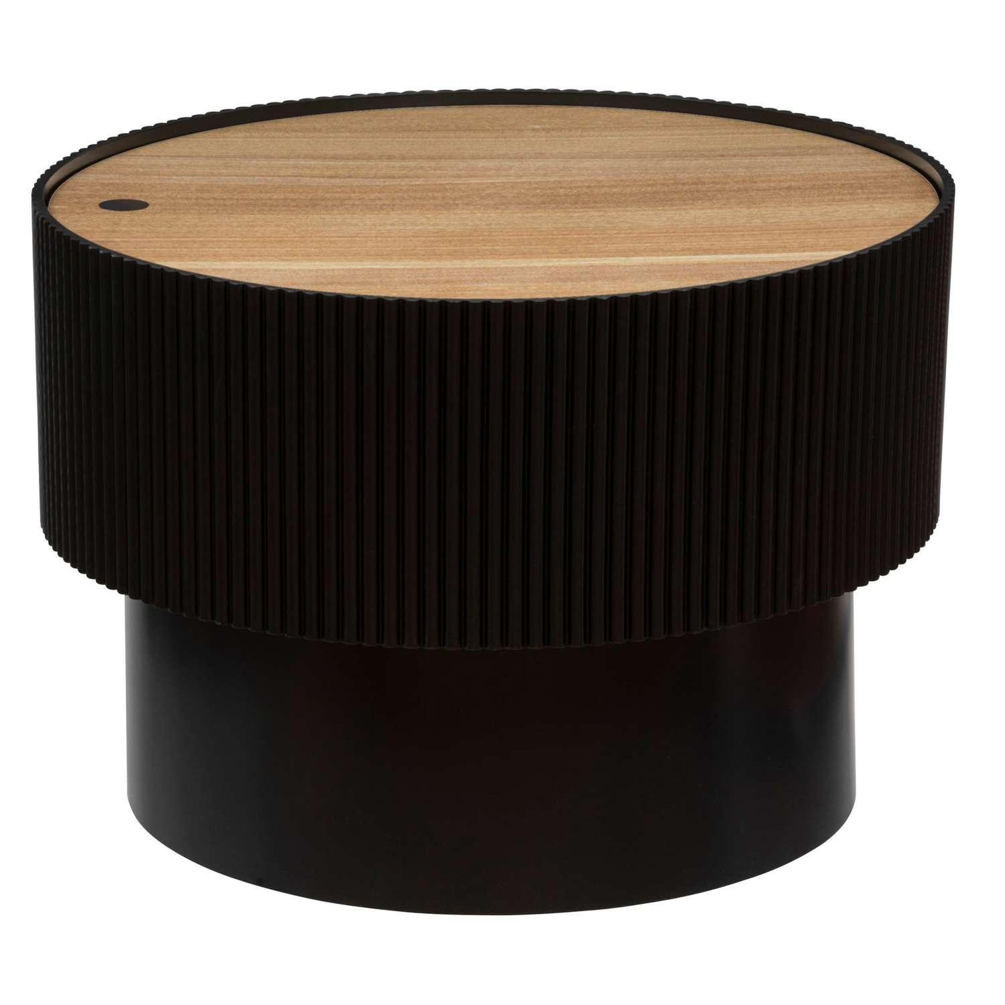 ATMOSPHERA Table basse coffre en bois enola. Coloris disponibles : Blanc, Noir
