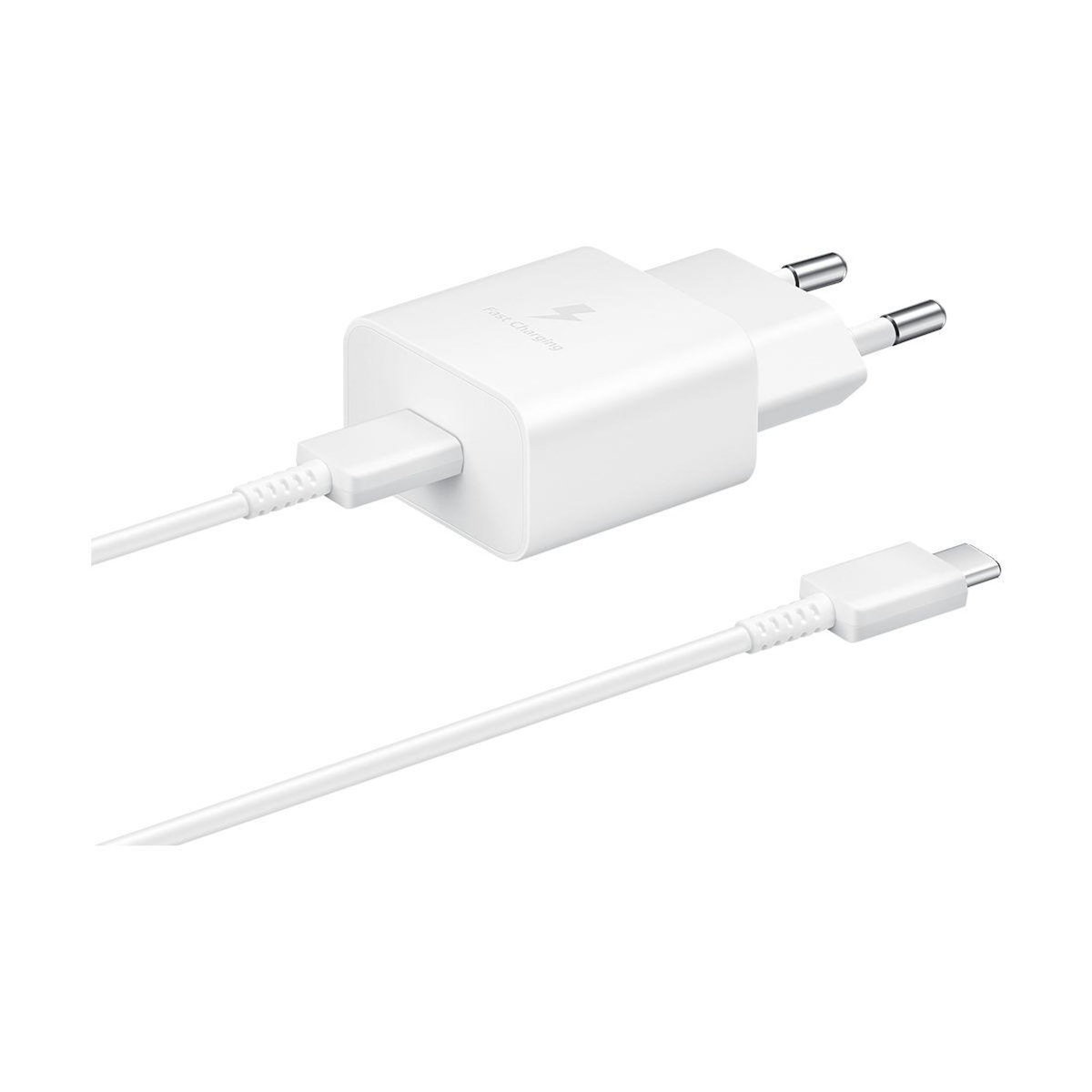 Samsung Chargeur USB-C 15W + cable blanc