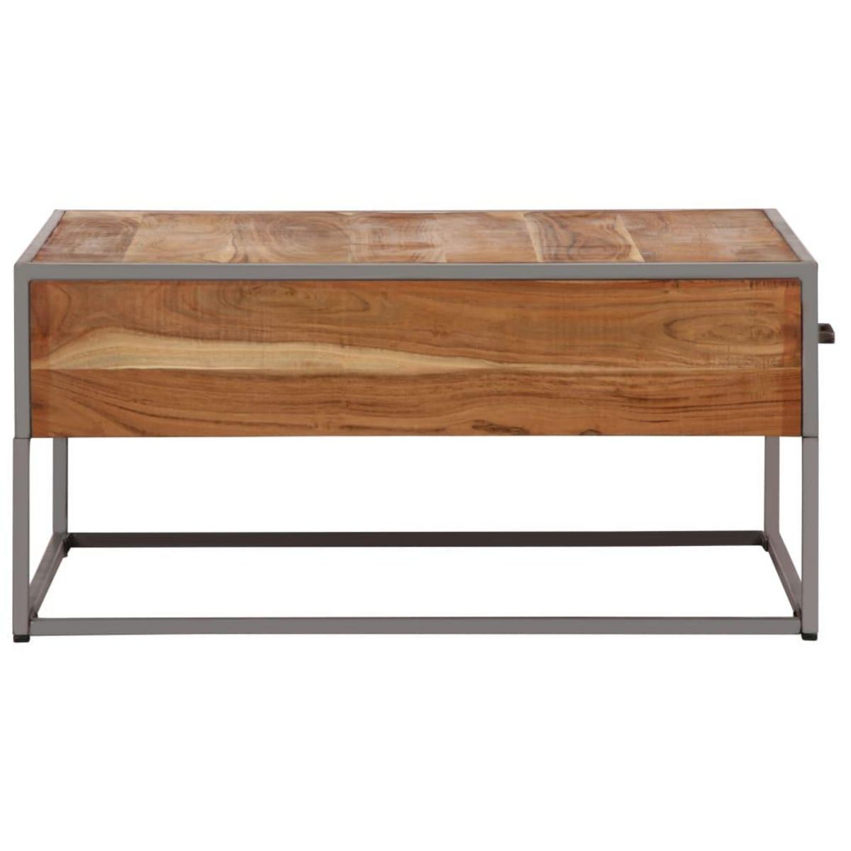 VIDAXL Table basse 75x75x35 cm Bois solide d'acacia