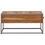 Voir la diapositive 4 : VIDAXL Table basse 75x75x35 cm Bois solide d'acacia