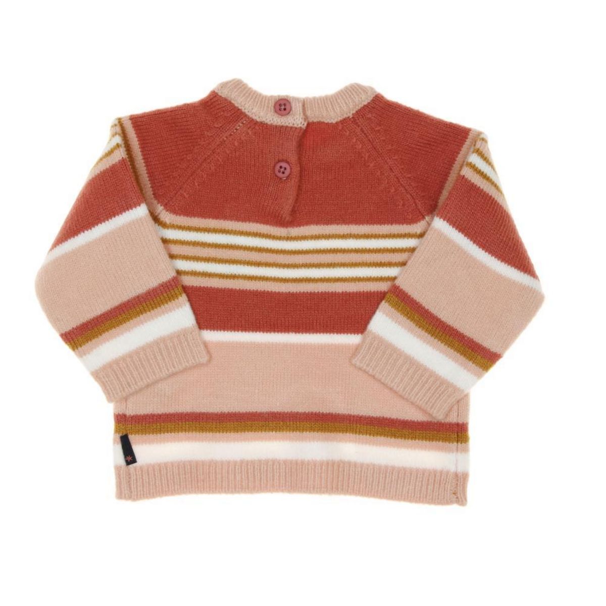 ELLE EST OU LA MER Pull  à rayures Fille EOM Koray