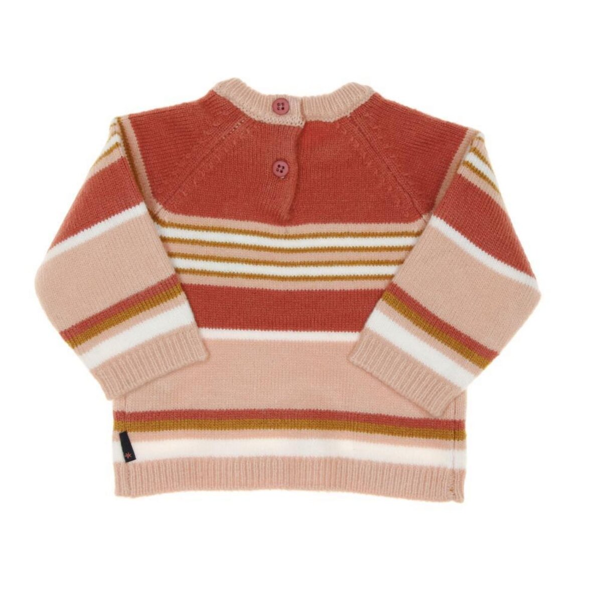 ELLE EST OU LA MER Pull  à rayures Fille EOM Koray