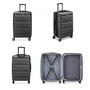 Voir la diapositive 3 : Delsey Valise rigide Air Armour TSA polycarbonate 68cm