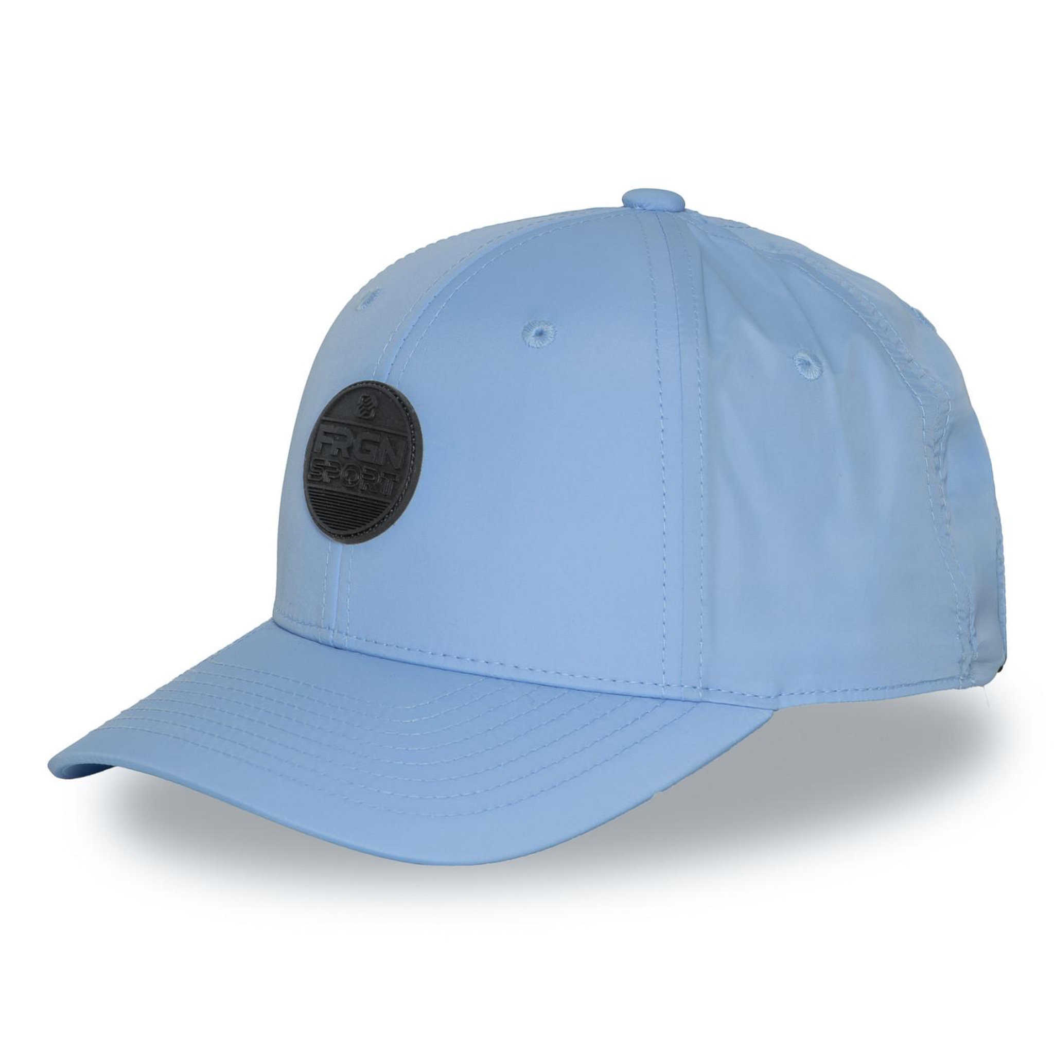 FREEGUN Casquette baseball avec écusson rond PU et réglage par cordon FRGN. Coloris disponibles : Bleu
