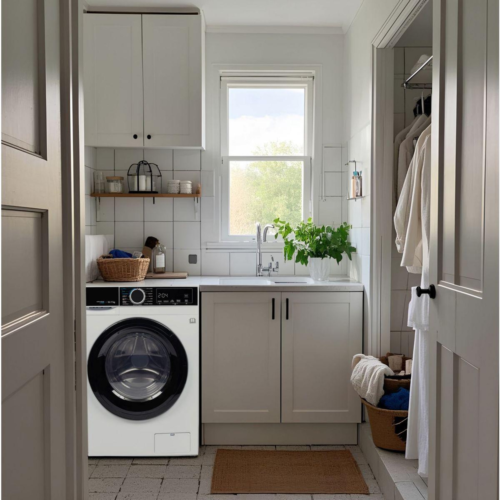 Voir la diapositive 3 : ESSENTIEL B Lave linge séchant hublot els107-1b