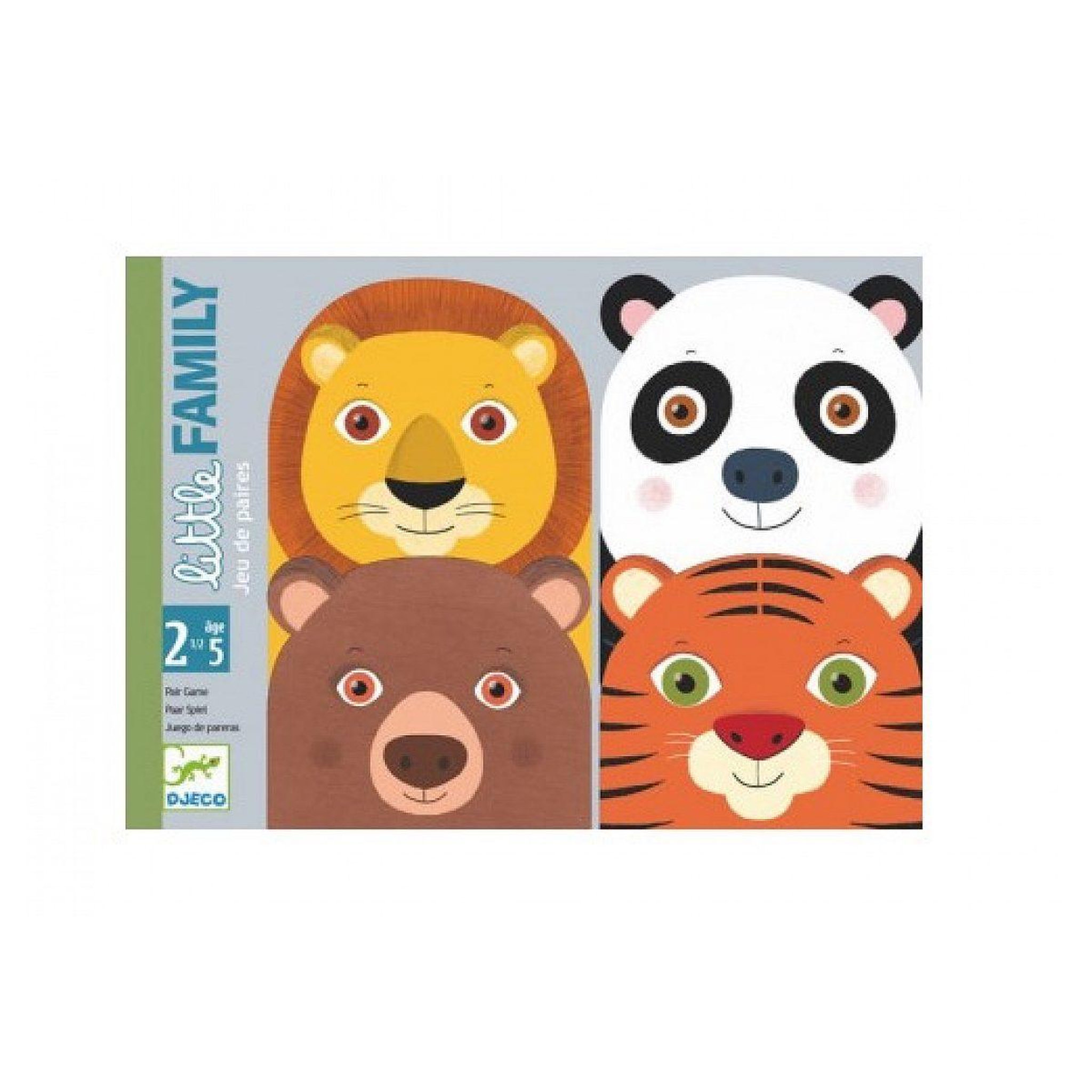 Voir la diapositive 2 : Djeco Little family jeu de cartes