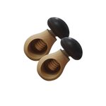 Fackelmann Ensemble de 2 Casse-noix vissable Fackelmann Wood Edition