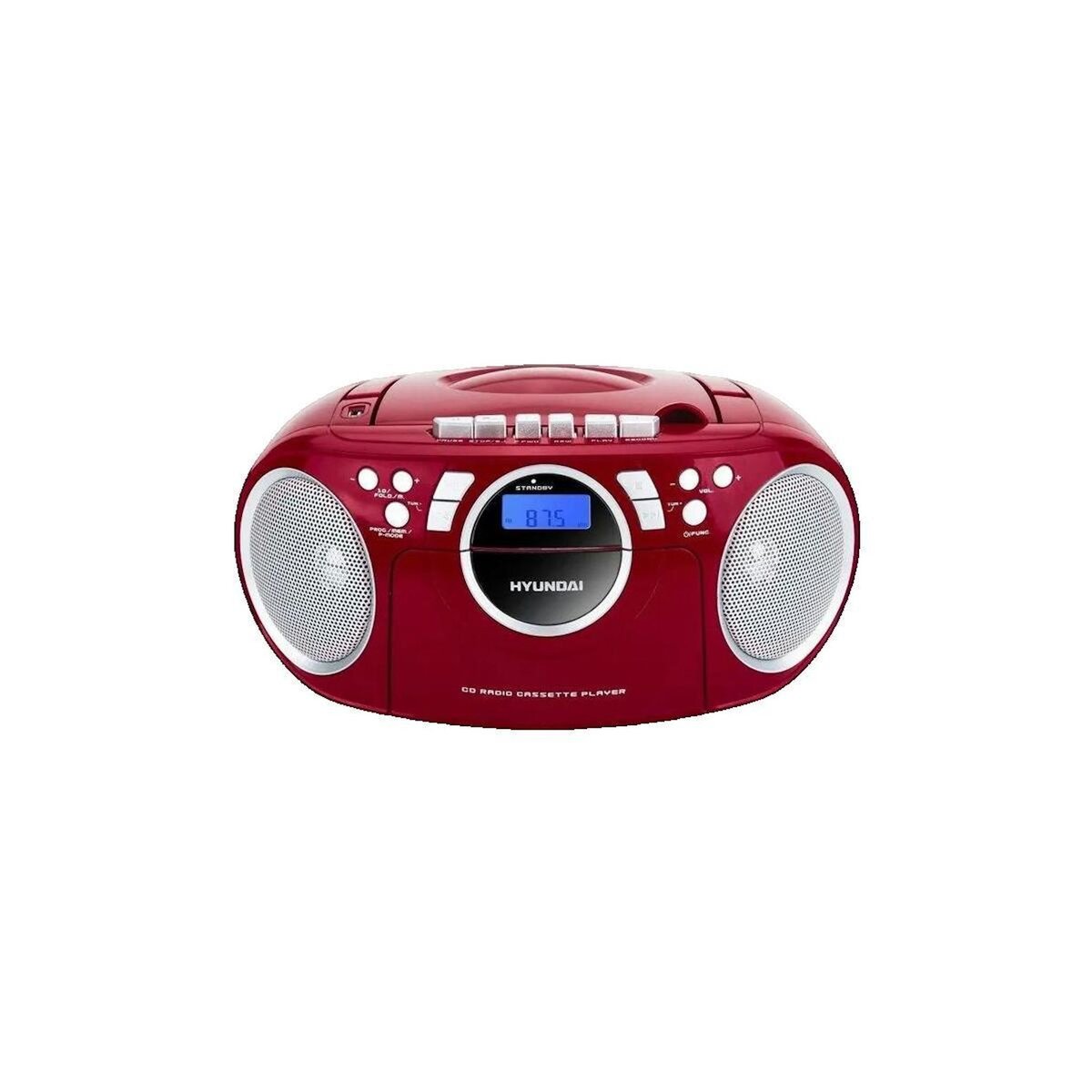 Hyundai Lecteur radio Hyundai TRC788AU3RS portable rouge