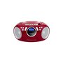 Voir la diapositive 1 : Hyundai Lecteur radio Hyundai TRC788AU3RS portable rouge