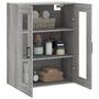 Voir la diapositive 5 : VIDAXL Armoire murale sonoma gris 69,5x34x90 cm