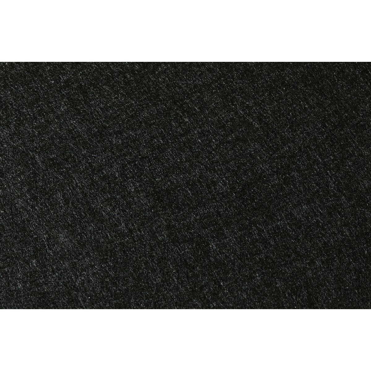 BJORN Set de table ovale - 6 pièces - Feutre recyclé noir