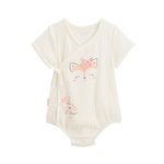 Petit Béguin Barboteuse bébé en gaze de coton Louison. Coloris disponibles : Beige