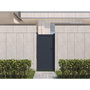 Voir la diapositive 2 : Habitat et Jardin Portillon aluminium  Marc  - 101.2 x 155.9 cm - Gris