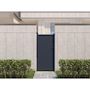 Voir la diapositive 2 : Habitat et Jardin Portillon aluminium  Marc  - 101.2 x 155.9 cm - Gris