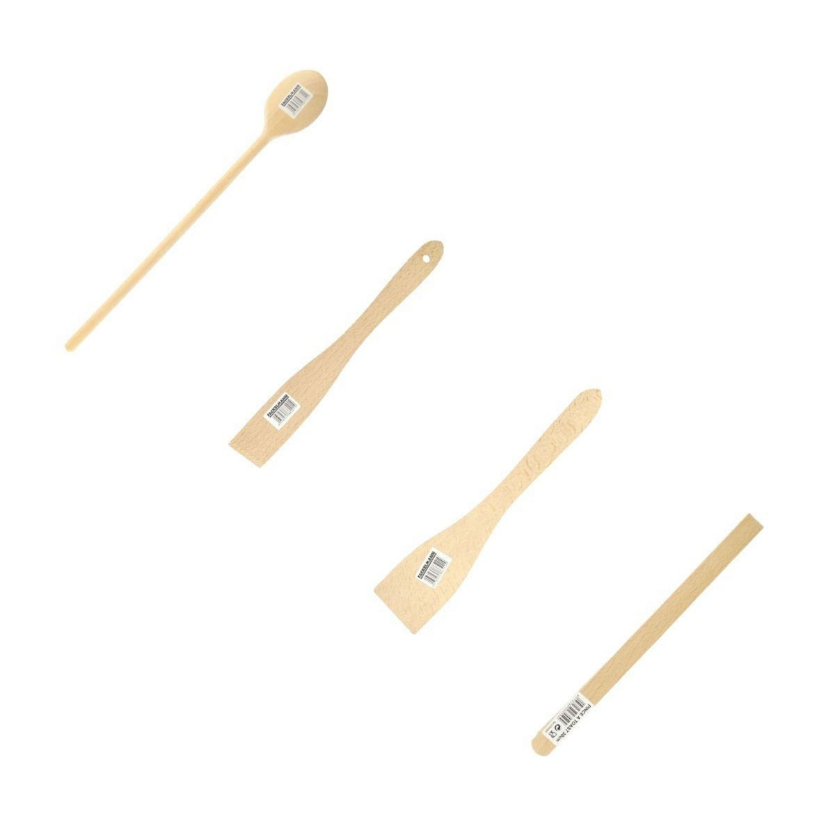 Fackelmann Ensemble de 4 ustensiles de cuisine Fackelmann Boisselerie