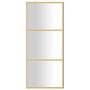 Voir la diapositive 3 : VIDAXL Paroi de douche avec verre ESG transparent dore 90x195 cm