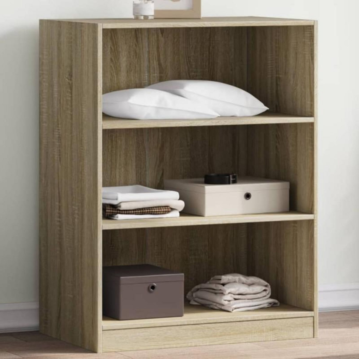 VIDAXL Garde robe chêne sonoma 77x48x102 cm bois d ingénierie