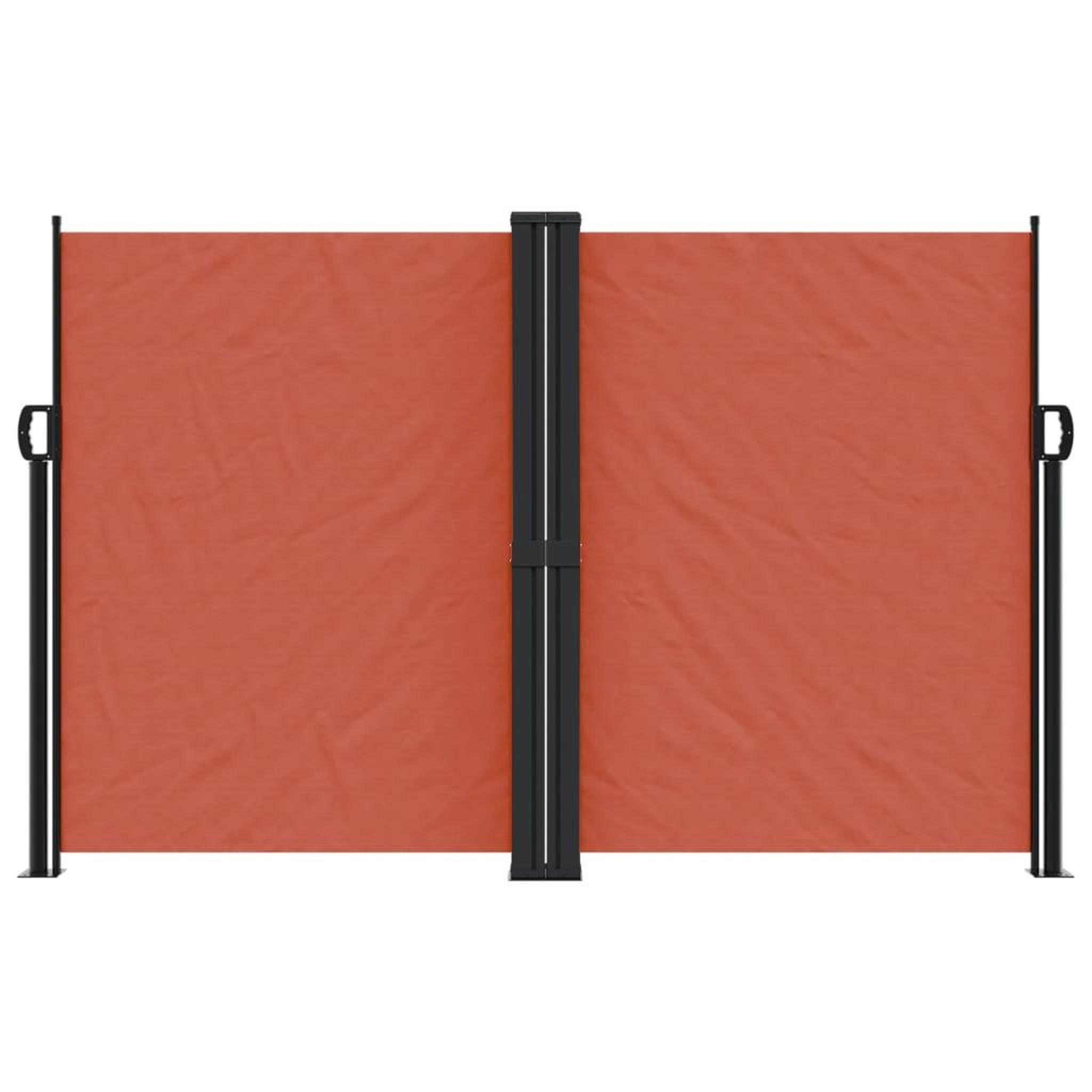 Voir la diapositive 3 : VIDAXL Auvent lateral retractable terre cuite 160x1200 cm