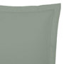 Voir la diapositive 2 : ATMOSPHERA Taie d'Oreiller  Percale  50x70cm Vert Tilleul