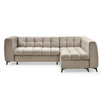 Paris Prix Canapé d'Angle Convertible 5 Places  Casey  247cm Taupe