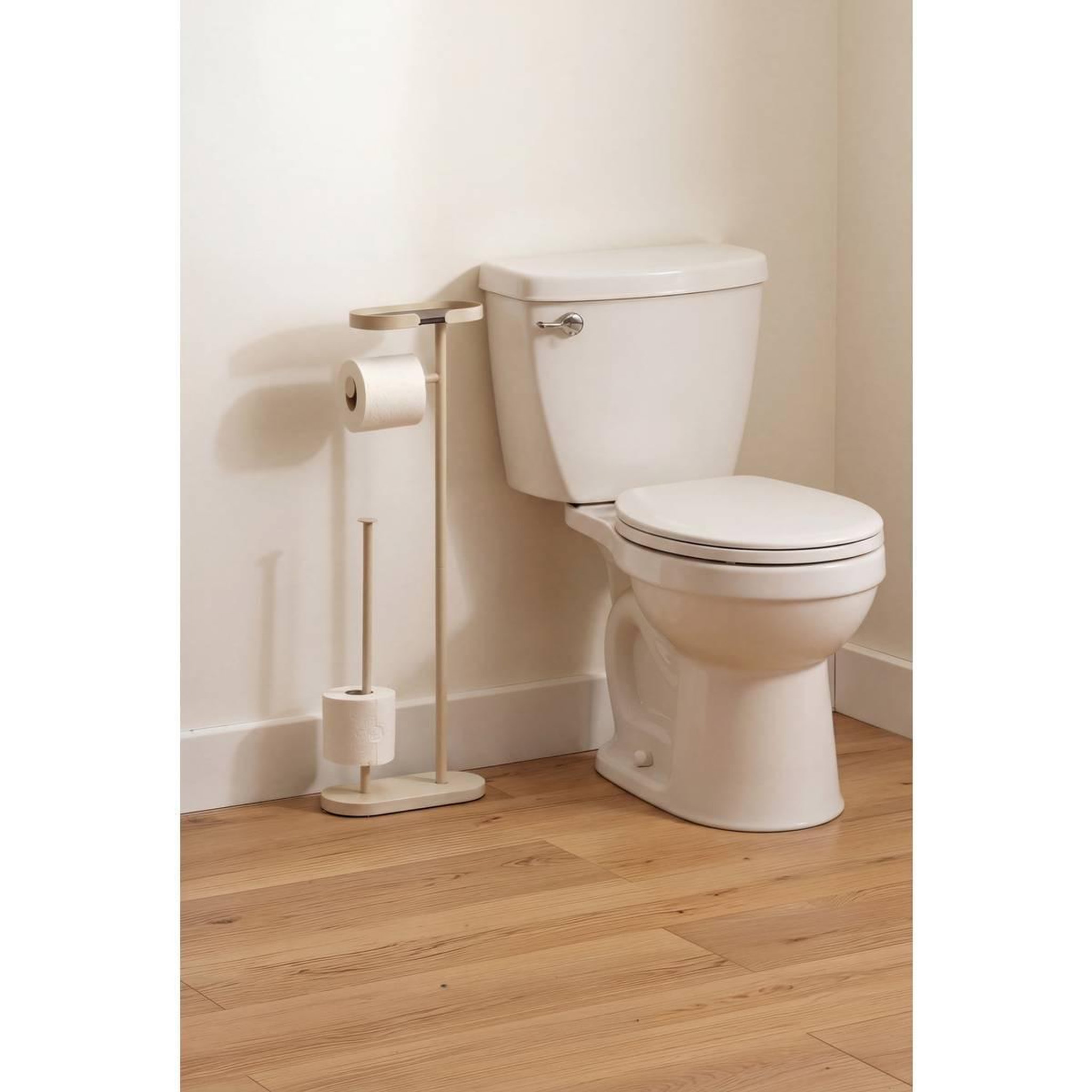 Voir la diapositive 6 : FIVE Dérouleur wc avec réserve  argiléo  72cm beige