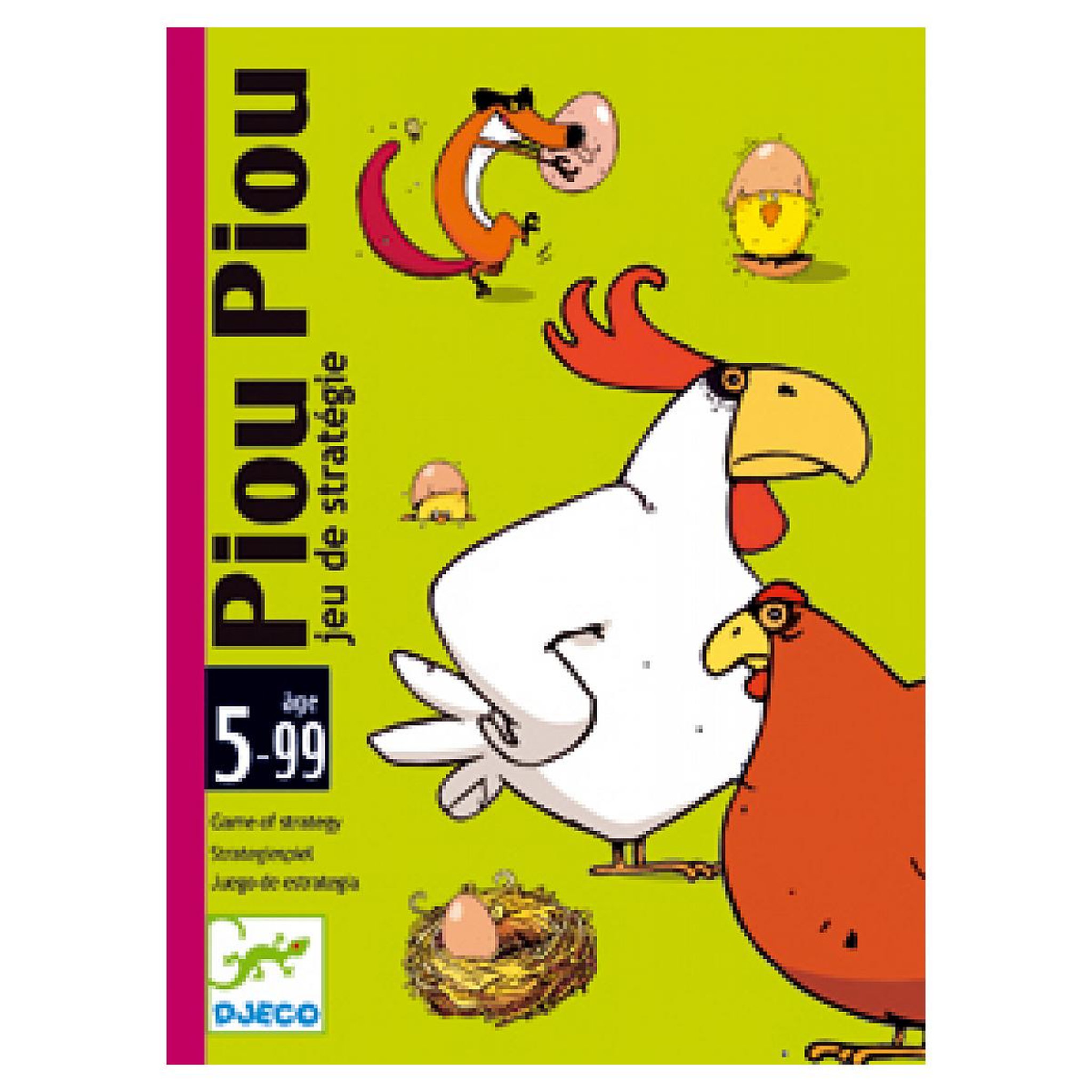 Djeco Jeu de cartes et de stratégie Piou Piou