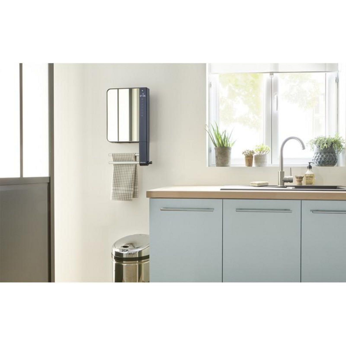 Atlantic Radiateur sèche serviettes électrique 1800W TELIA soufflant blanc ATLANTIC 720109