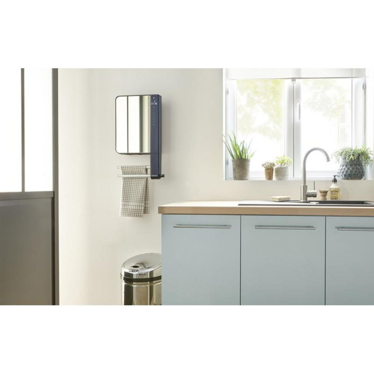 Atlantic Radiateur sèche serviettes électrique 1800W TELIA soufflant blanc ATLANTIC 720109