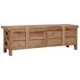Voir la diapositive 5 : VIDAXL Meuble TV avec 3 tiroirs 120x30x40 cm Bois d'acajou massif