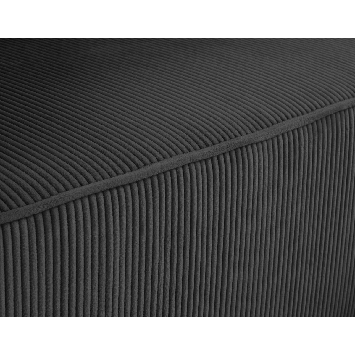 BEST MOBILIER Saphir - canapé d'angle réversible 4 places - convertible avec coffre - en velours côtelé