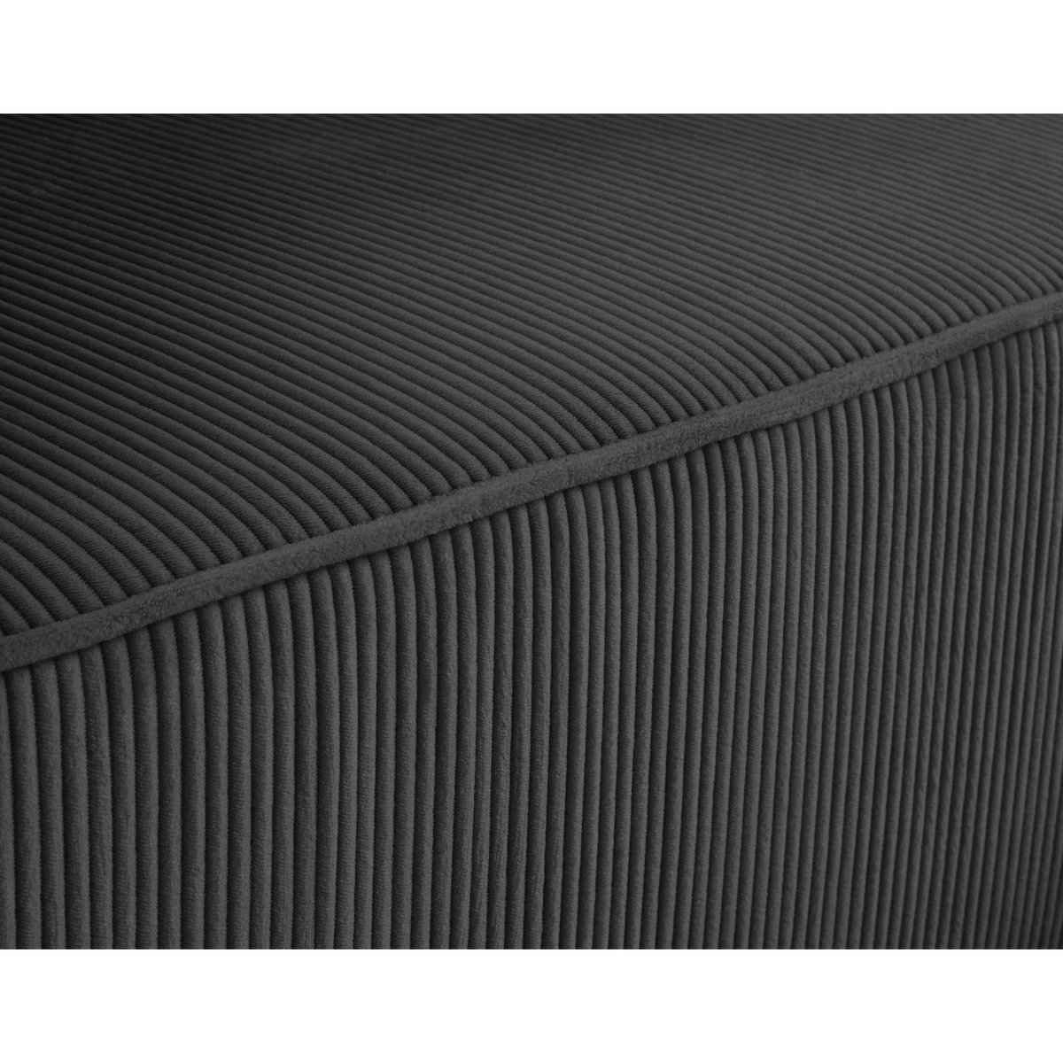 BEST MOBILIER Saphir - canapé d'angle réversible 4 places - convertible avec coffre - en velours côtelé